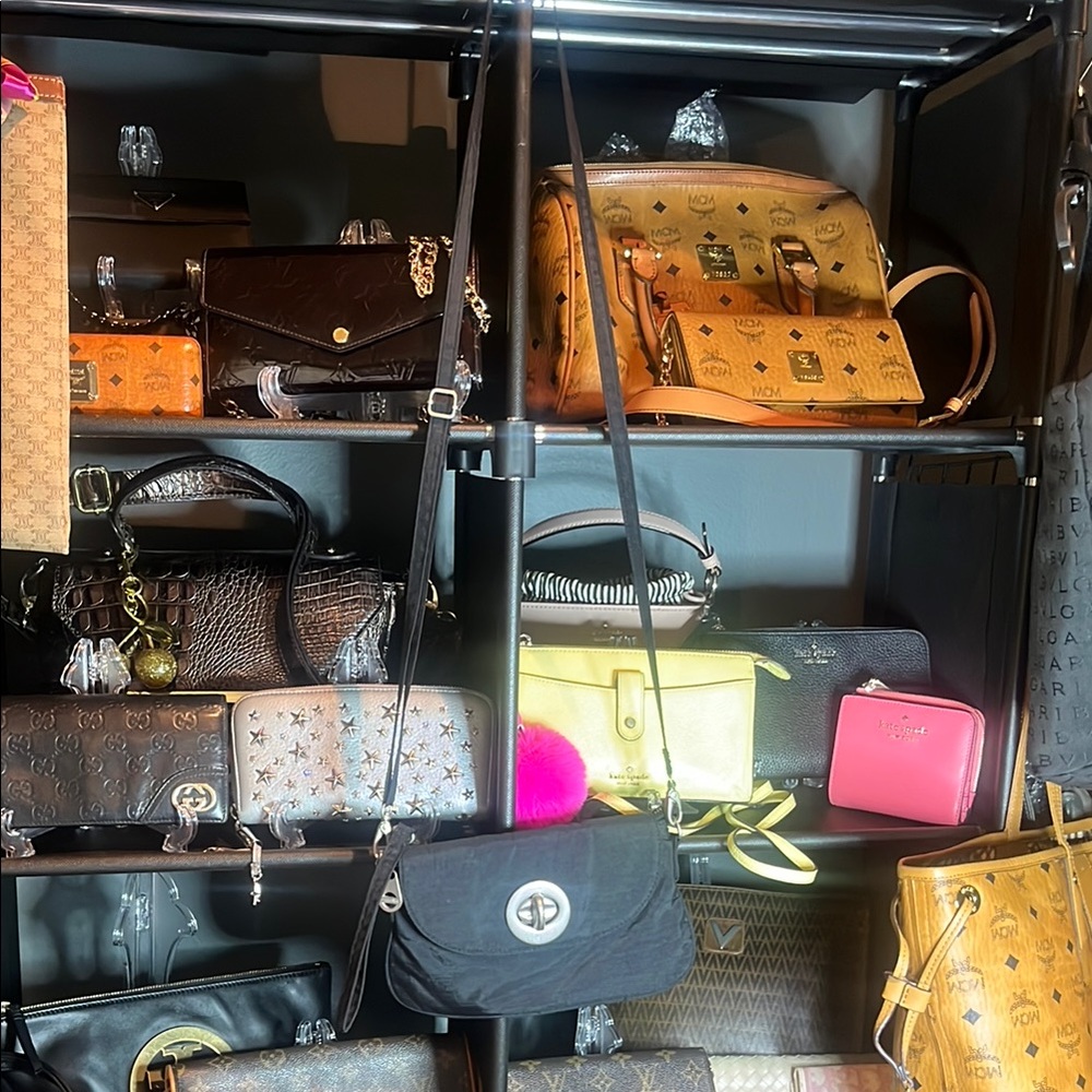 Baggallini Black and Tan Crossbody Bag